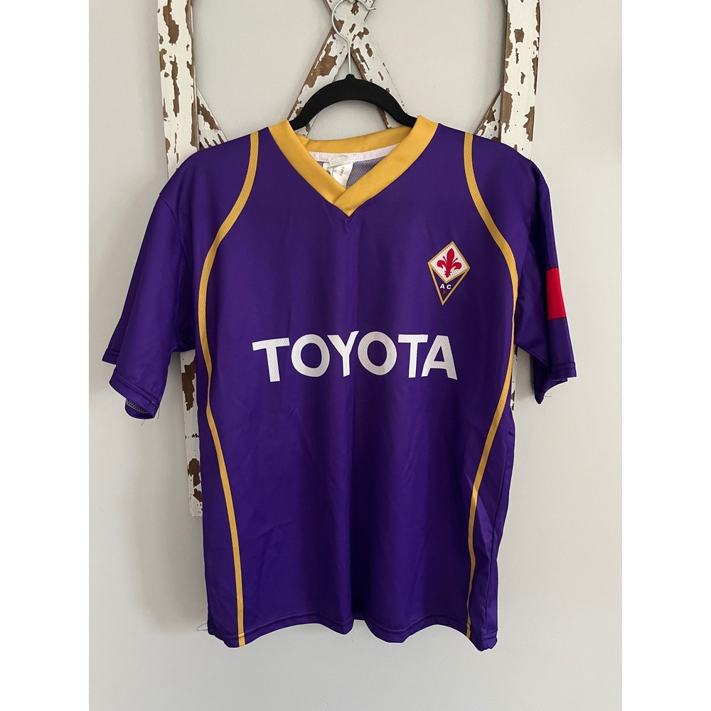 AC Fiorentina #8 Stefan Jovetic TOYOTA Sponsor Soccer Jersey Adult Small